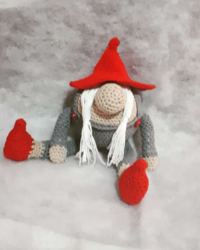 Gnomo Navideño A Crochet