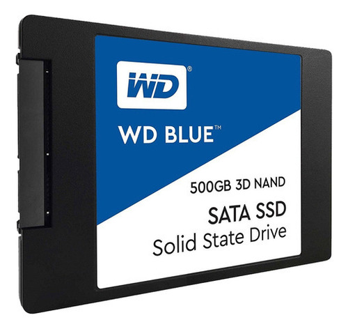 Disco Interno Ssd Wd 500 Gb Blue Sata Estado Solido Color Azul