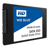 Disco Interno Ssd Wd 500 Gb Blue Sata Estado Solido Color Azul