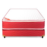 Juego Sommier Y Colchon Resorte Gani Red Spring Pillow 140cm
