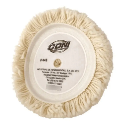Borla Pulido Doble Cara 100% Lana 8 Pulgadas Goni SP5101 | Envío gratis
