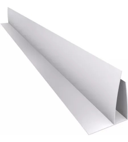 Perfil Borde F  Para Cielorraso, Revestimiento Pvc - De 3m