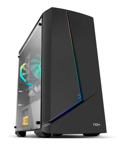 Gabinete Gamer Nox Infinity Alpha Vidro Temperado Argb