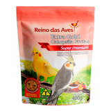 Reino Da Aves Ração Extra Gold Calopsita Fruta 400g Agaporne