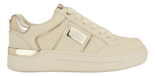 Tenis Guess Para Mujer Beige Gforwin3 | Meses sin interés