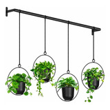 4pcs Maceteros Colgantes, Colgador De Plantas De Metal ...