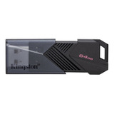 Usb Memoria Kingston Data Traveler Exodia Onyx 64gb Negro