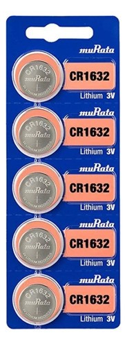 Pilas Baterias Murata ( Antes Sony ) Cr1632 Tamaño Botón 3 Voltios Paquete De 5 Baterias