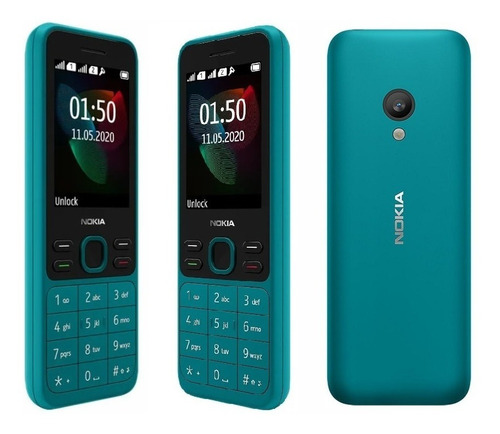 Telefone Celular Para Idosos Nokia 150 Azul Simples Teclado