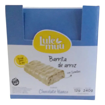 Barritas De Arroz Lulemuu X 20 Unidades | Envío gratis
