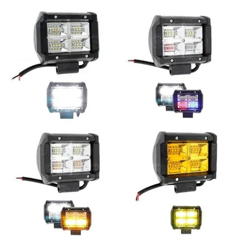 4 Barras De Luces Led For Tractor 4x4 Suv Atv Luz Antiniebl