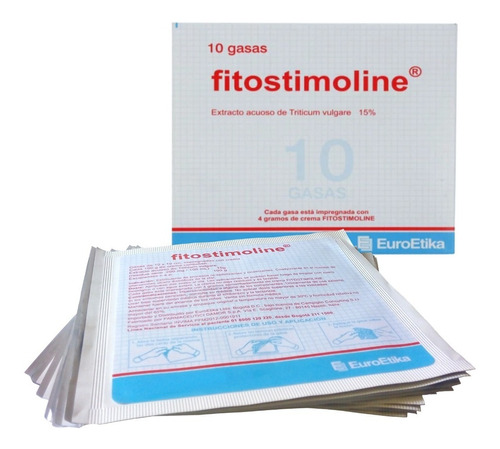 Gasas Fitostimoline 10unds 10x10cm