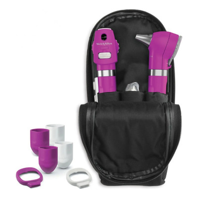 Estuche De Diagnostico De Otoscopio + Oftalmoscopio Purpura | Envío gratis