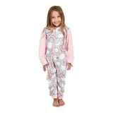 Pijama Enterito Micro Polar Niña Infantil Monito Nena Safit 