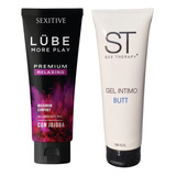 Combo Kit X2 Gel Lubricante Intimo Sin Dolor Mayor Placer
