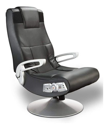 Silla Sillon Gamer Videojuegos X Rocker Bocinas Piel 