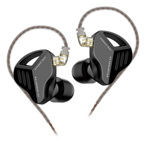 Auriculares Hifi Kz Zvx Sin Micrófono, Color Negro