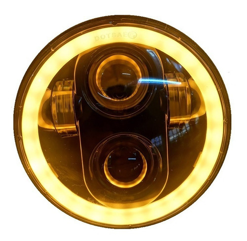 Faro Led 5.75 PuLG Redondo Hld-12-01 Bc/am Moto/bocho/moto