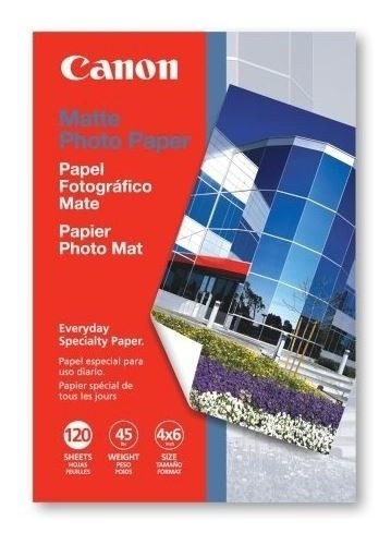 Papel Canon Mp-101 4x6 120 Hojas Mate