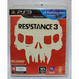 Resistance 3, Jogo Original Para Ps3 Mídia Física Com Manual