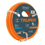 Manguera Pvc Para Compresor 1/4 - 5m Truper 19013 Color Naranja