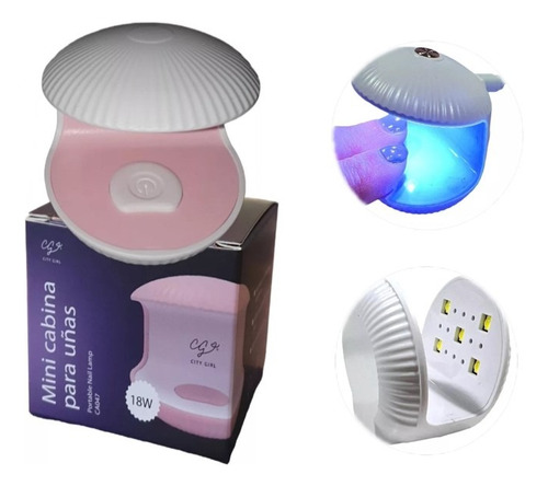 Cabina Bombón 18w Uv/led Mini Cabina P/uñas Soft Gel - Press