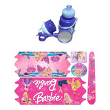 Kit Adesivo Garrafa Buzina Espelho Infantil Bicicleta Barbie