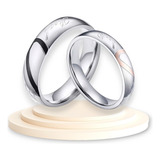 2 Anillos Corazón Amor De Promesa Para Novios Y Parejas