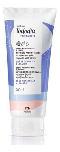 Crema Corporal Todanoite Natura - mL a $150