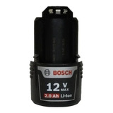 Bateria Recarregável Gba 12v Max 2.0ah 1600a0021d Bosch