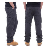 Pantalones Holgados Para Hombre, Tipo Cargo, Combate, Milita