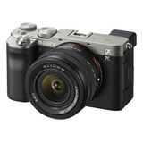 Câmera Mirrorless Sony A7c Silver 24.2mp 4k + Lente 28-60mm