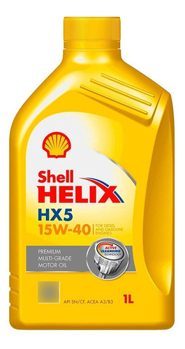 Lubricante Motor Shell Helix Hx5 1lts 15w40 Repuestodo