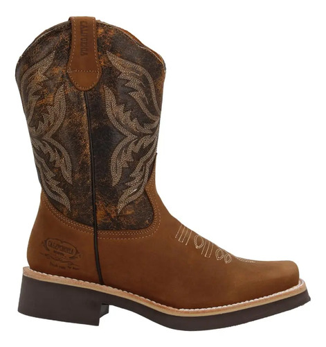 Bota Vaquera Californa Hombre Casual