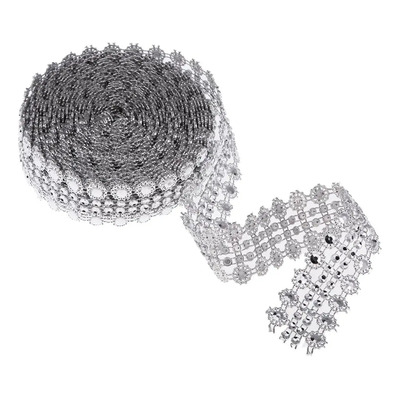 Q Cinta De Cristal Flor De Diamante De Imitación Para ,