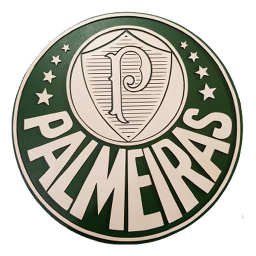 Placa De Parede Palmeiras Palestra Verdão Em Auto Relevo
