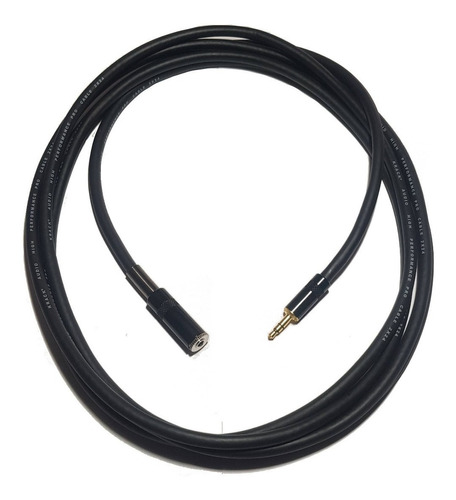 Cable Extension Audifonos 3.5 Hembra A 3.5 Macho Trs 5 Mts