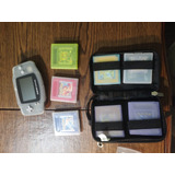 Game Boy Advance Con Estuche Y 7 Juegos De Pokémon 