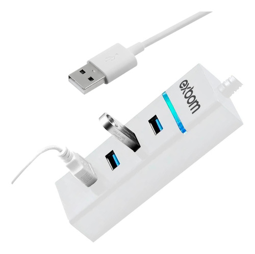 Hub Usb 3.0 4 Portas Adaptador Usb Para Laptop Pc Expansor