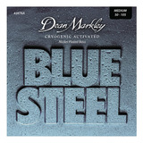 Cuerdas De Bajo Dean Markley Nps Blue Steel 4 Cuerdas 50-105