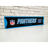 Vintage Panthers Carolina Nfl Cartel De Metal Estilo Origina