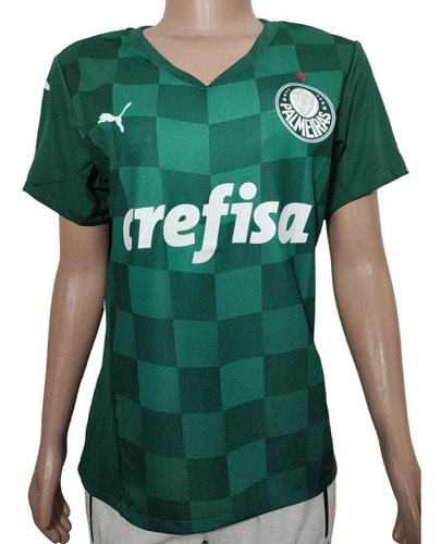 Camisa Puma Palmeiras I 2021 Home Feminina