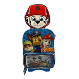 Paw Patrol Mochila  Llantas Gel Y Lonchera 