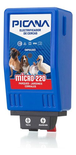 Boyero Picana Micro 5km 220v Cerco Electrico Perros Gatos
