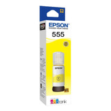 Botella De Tinta Epson T555 Cian Mag Amar Gris Nf  Original 