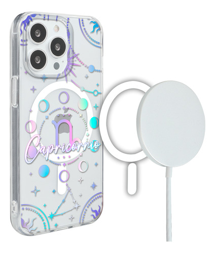 Funda Para iPhone Magsafe Mujer Zodiaco Capricornio