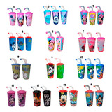 15 Vasos Dulceros Lenticulares Fiesta Minnie Y Mickey Mouse