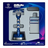 Gillette Mach3 Turbo 1 Maquina 3 Cartucho Afeitar 1 Base 