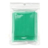  100 Microbrush Cotonete De Limpeza Dos Cílios Descartável