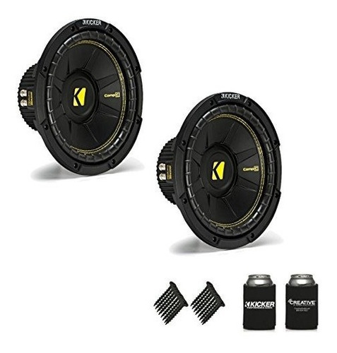 Kicker Cwcd104 Compc 10  Subwoofers Paquete Doble De 4 Ohmio